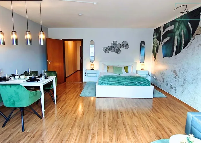 Homely Serenity Greens - Stylisch Studio-apartment With Kitchen - 15 Min From Station-pet Friendly Monaco di Baviera