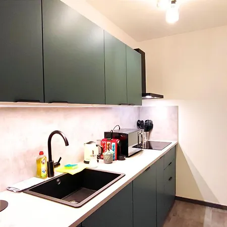 Homely Serenity Greens - Stylisch Studio-apartment With Kitchen - 15 Min From Station-pet Friendly